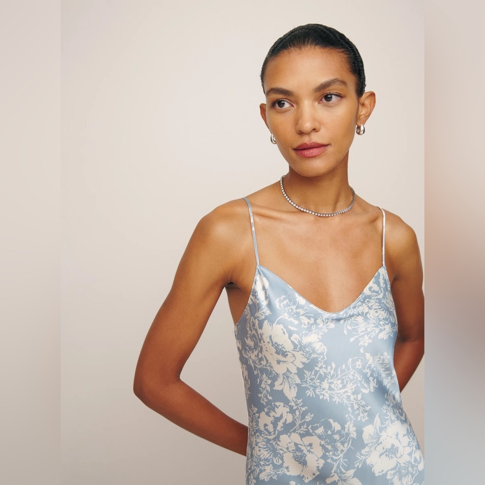 REFORMATION Parma Silk Dress - Picture 4 of 4